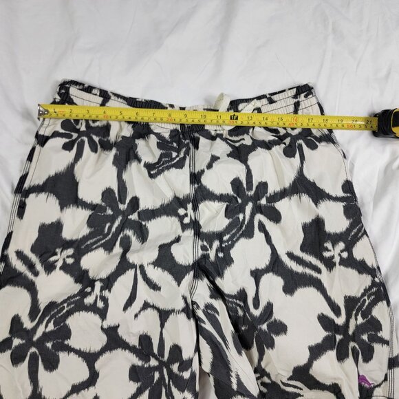 Tommy Bahama Relax Mens Large White Black Floral Swim Trunks Summer Beach Pool - Picture 7 of 10